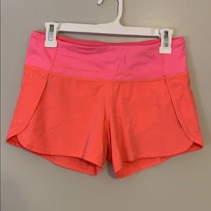 Neon Pink Lululemon Shorts 4